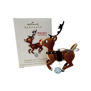 Hallmark Keepsake Rudolph Saves Christmas 2011 Ornament Red-Nosed Reindeer